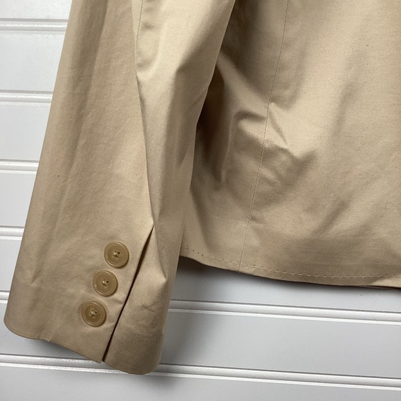 Banana Republic Tan Blazer Size 14 Cotton Blend - Picture 7 of 9